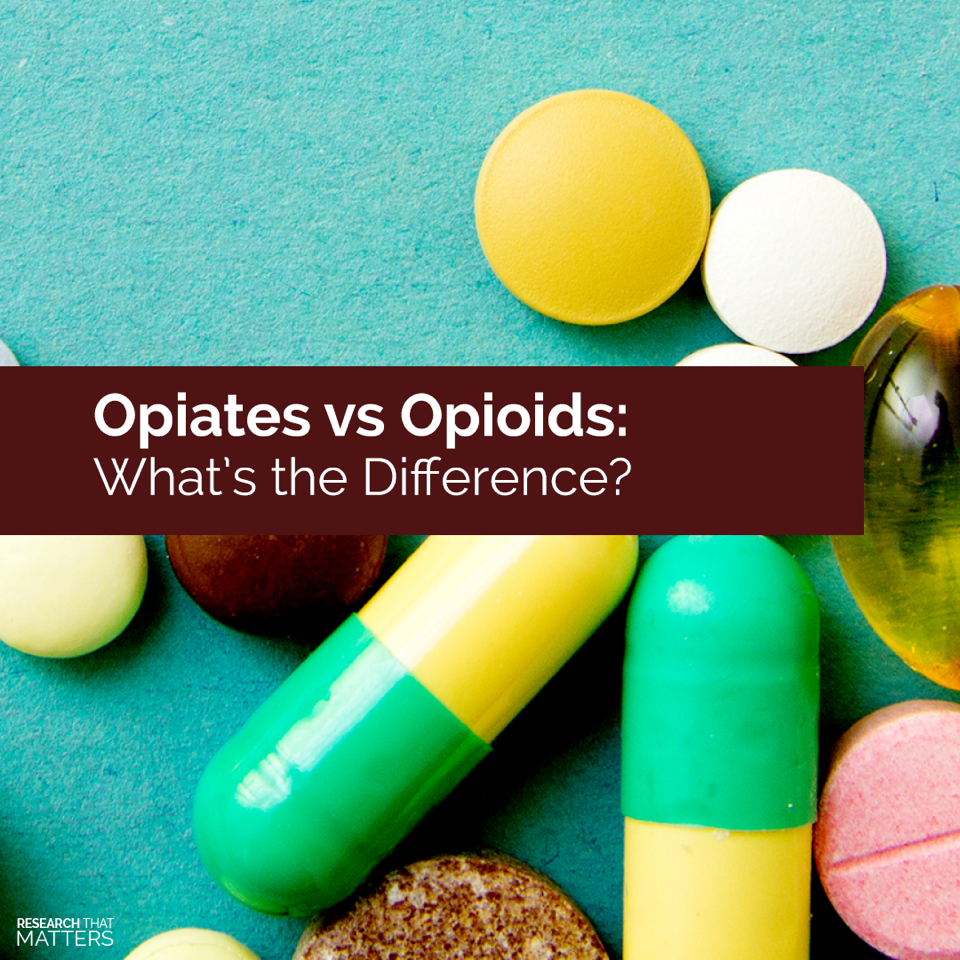 opiates vs opioids