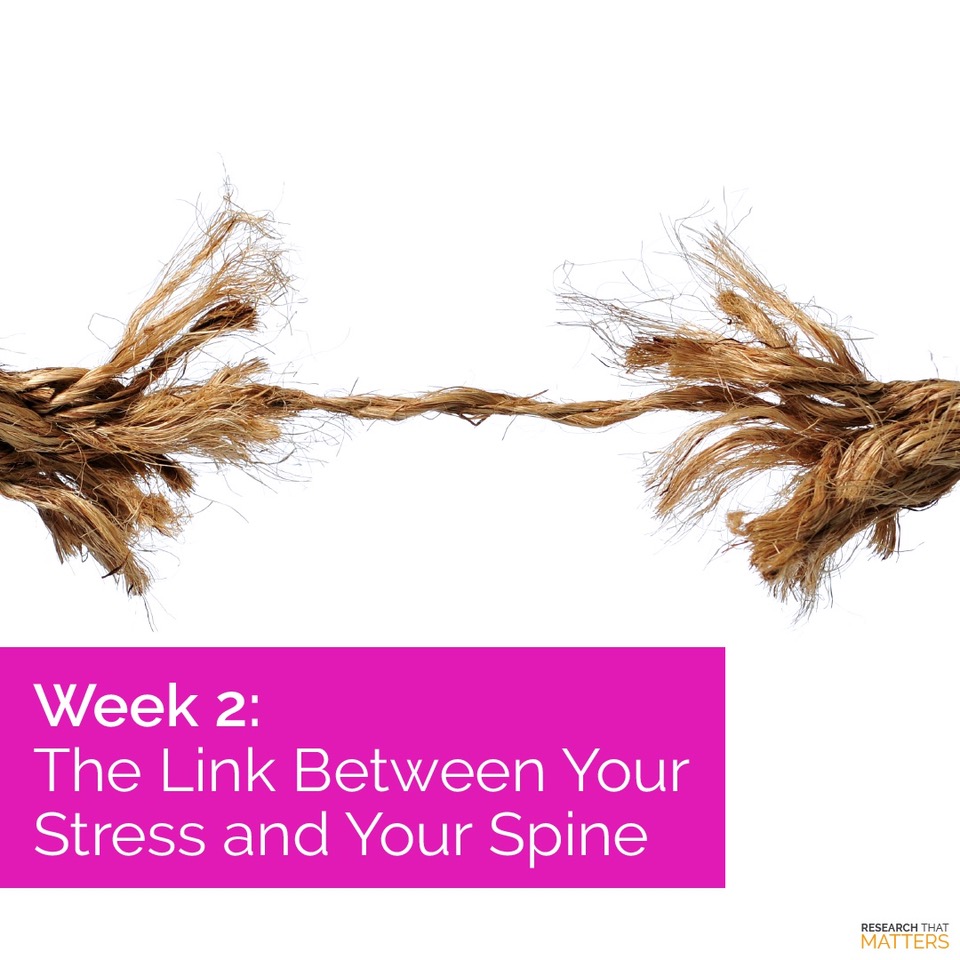 stress and your spine
